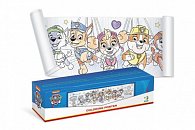 Plakát na vybarvení Tlapková patrola/Paw Patrol 70x16cm v krabičce 19x5x5cm