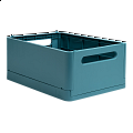 Exacompta Smart case - skládací úložný box, recyklovaný PP, MAXI, petrolejový