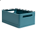 Exacompta Smart case - skládací úložný box, recyklovaný PP, MAXI, petrolejový