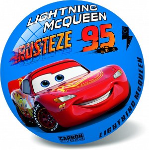 Míč Auta/Cars nafouknutý 23cm v síťce
