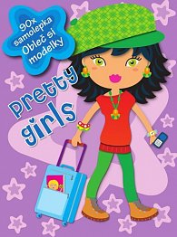 Pretty girls (lila) - 90 samolepek