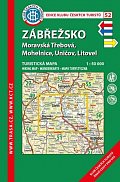KČT 52 Zábřežsko (Moravská Třebová, Mohelnice, Uničov, Litovel) 1:50 000/tusristická mapa