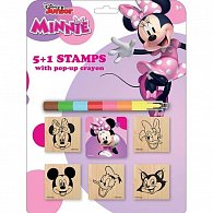 Minnie - Razítka 5+1 s voskovkou