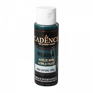 Akrylová barva Cadence Premium - oxfordská zelená / 70 ml
