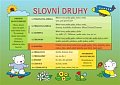 Český jazyk slovní druhy - Pomůcka pro školáky