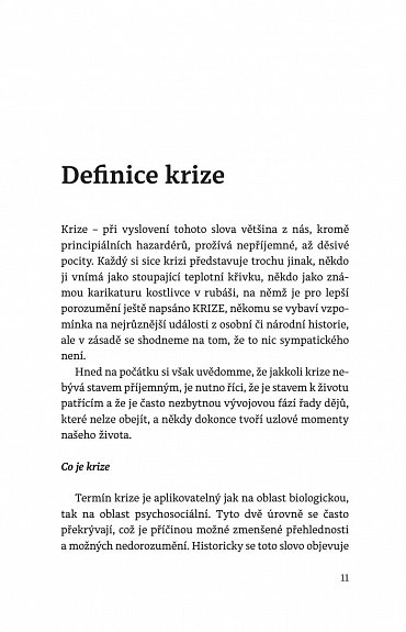 Náhled Krize v životě, život v krizi
