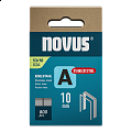 Novus tenké, drátové sponky typ A, 53 F/10 mm, Super Hard, nerezová ocel, 800 ks