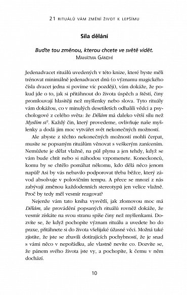 Náhled 21 rituálů vám změní život k lepšímu