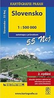 Slovensko - 55 nej, 1:500T (automapa), 2.  vydání