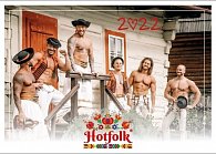 Pánsky nástenný kalendár Hotfolk 2022