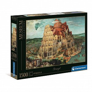 Puzzle Bruegel: Babylonská věž 1500 dílků