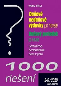 1000 riešení Daňové nedaňové výdavky po novele, Daňový poriadok po novele