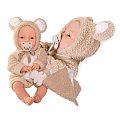 Antonio Juan 14364 BIMBA - mrkací panenka miminko se zvuky a měkkým látkovým tělem - 37 cm