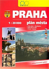 Praha 1 : 20 000. Plán města