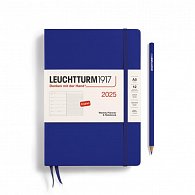 Leuchtturm1917 Weekly Planner & Notebook Medium (A5) 2025 Ink