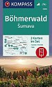 Böhmerwald, Šumava 1:50 000 / sada 2 turistických map KOMPASS 2000
