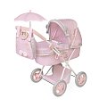 DeCuevas 85075 Skládací kočárek pro panenky se slunečníkem a taškou Sophie 2025 - 60 cm