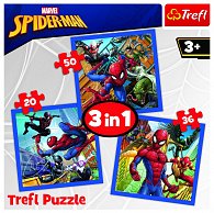 Trefl Puzzle Spiderman 3v1 (20,36,50 dílků)