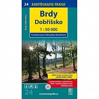 1: 50T (24)-Brdy, Dobříšsko (turistická mapa)