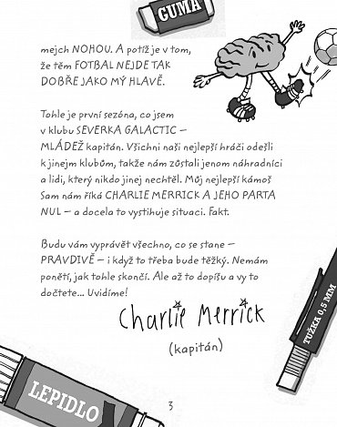 Náhled Charlie Merrick a jeho parta nul - Branky, body, kámoši