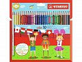Pastelky STABILO color, sada 30 ks v kartonovém pouzdru