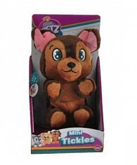 Mini Tickles plyšový pejsek černý 16 cm na baterie se zvukem