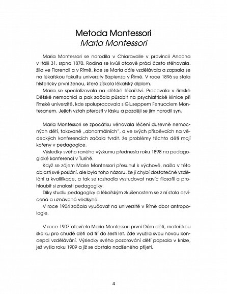 Náhled POČÍTÁNÍ. Montessori - Svět objevování