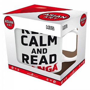 Keep Calm and Read Manga Keramický hrnek 320 ml