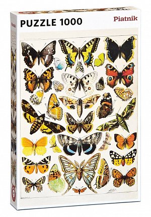 Puzzle Millot: Motýli a můry 1000 dílků