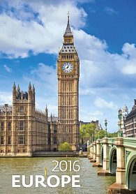 Kalendář nástěnný 2016 - Europe