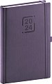 Diář 2024: Catanella - fialový, denní, 15 × 21 cm