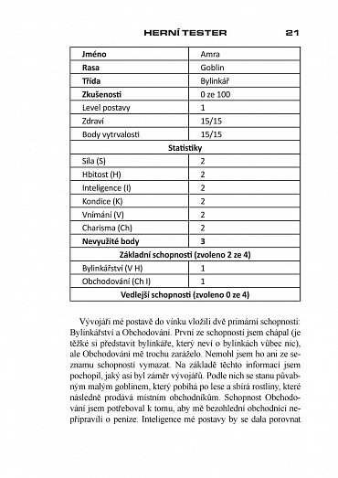 Náhled Herní tester - Temný bylinkář I.