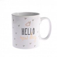 Hrnek porcelánový - HELLO 650 ml