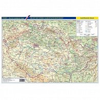 Vývoj českého státu/Česko - obecně zeměpisná mapa, 1 : 1 150 000