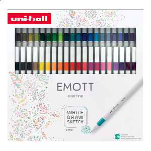 UNI EMOTT liner sada č. 1, Collection Set, 40 ks, mix barev