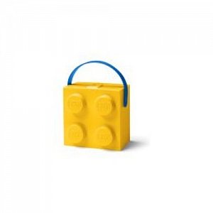 LEGO box s rukojetí - žlutá