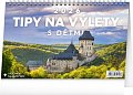 Kalendář 2026 stolní: Tipy na výlety s dětmi, 23,1 x 14,5 cm