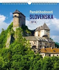 Pamätihodnosti Slovenska 2018 - nástěnný kalendář