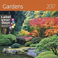 Kalendář nástěnný 2017 - Gardens 300x300cm
