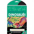 Dinosauři - Vyškrabuj, objevuj, vybarvuj