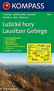 Lužické hory, Lausitzer Gebirge 1:50 000 / turistická mapa KOMPASS 2084