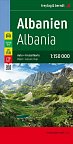 Albánie 1:150 000 / silniční mapa + rekreační mapa