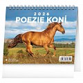 Kalendář 2026 stolní: Poezie koní, 16,5 x 13 cm