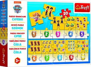 Trefl Puzzle Tlapková patrola - Čísla / 20 dílků