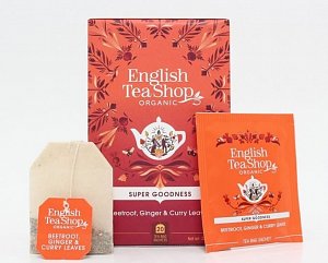 English Tea Shop Čaj Červená řepa, zázvor a curry, 20 sáčků