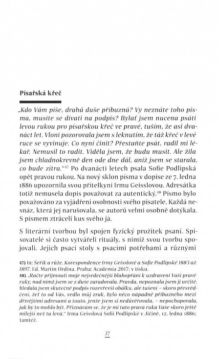 Náhled Psaní na dotek - Materialita textu a proces psaní v české literární kultuře 1885-1989