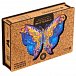 UNIDRAGON dřevěné puzzle - Motýl, velikost S (23x17cm)