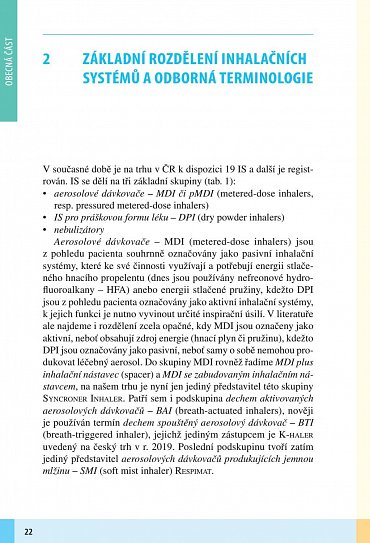 Náhled Inhalační systémy v léčbě nemocí s chronickou bronchiální obstrukcí, 2.  vydání