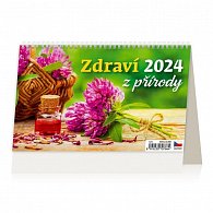 Kalendář stolní 2024 - Zdraví z přírody - 14denní