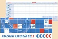 Pracovný kalendár 2012 - stolový kalendár